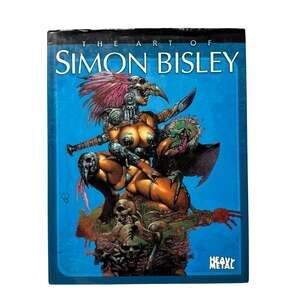 The Art of Simon Bisley Heavy Metal Signed Numbered Hardcover Book 2002